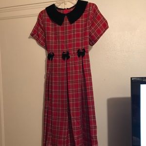 Multi color red dresses